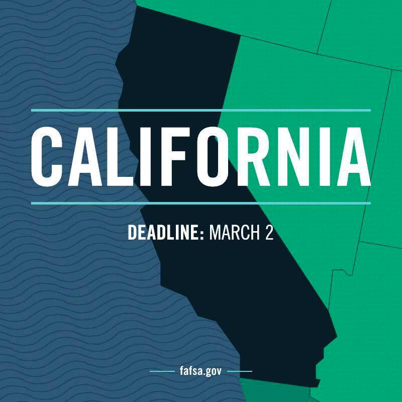 FAFSA CA DEADLINE
