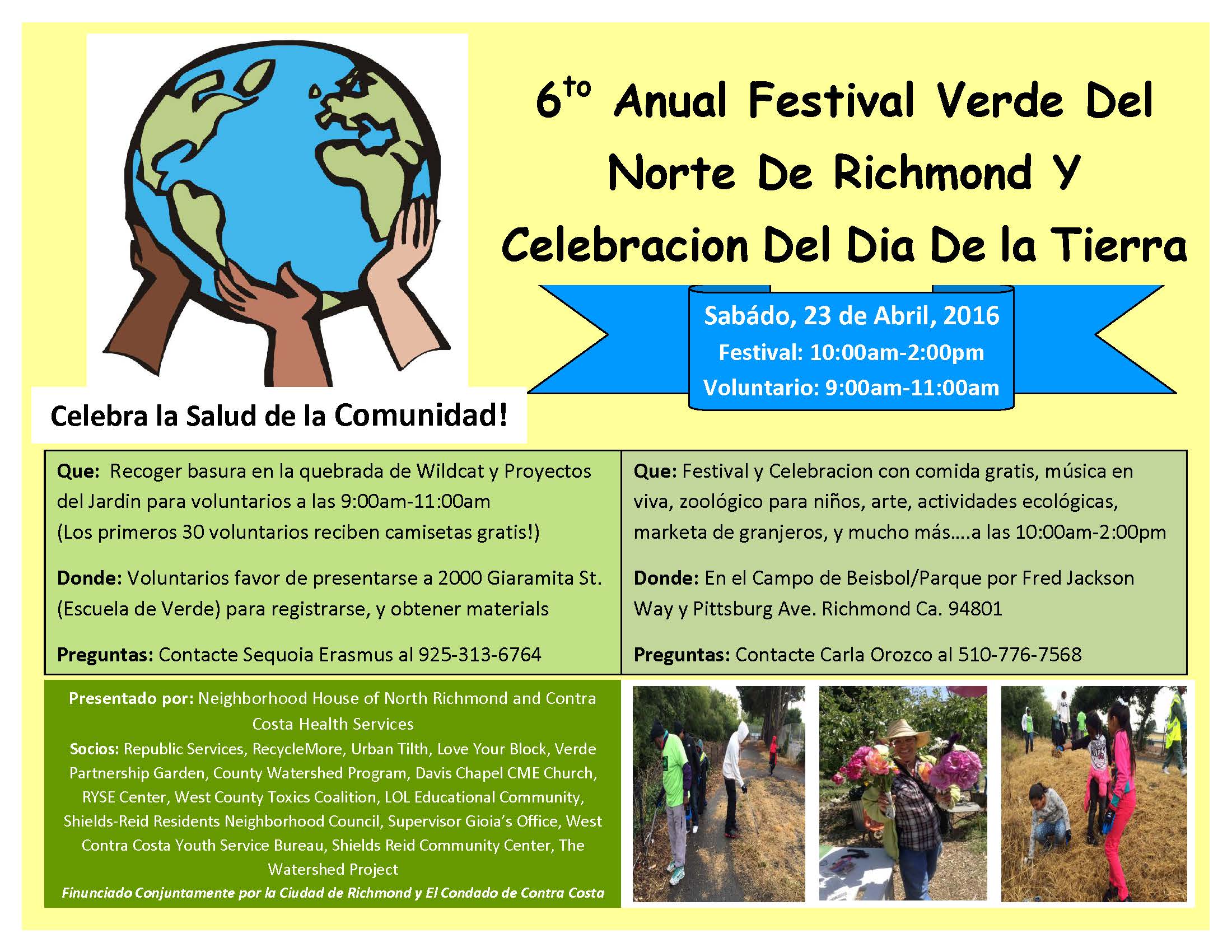 NR Green Fest-Earth Day-2016-Flyer-Clean-Spanish