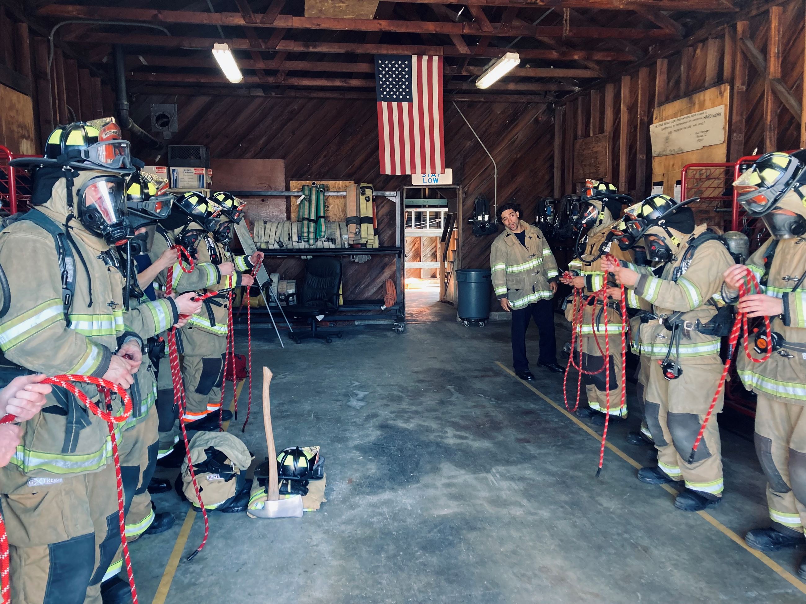 24-1 Richmond-El Cerrito Fire Academy Knot Practice