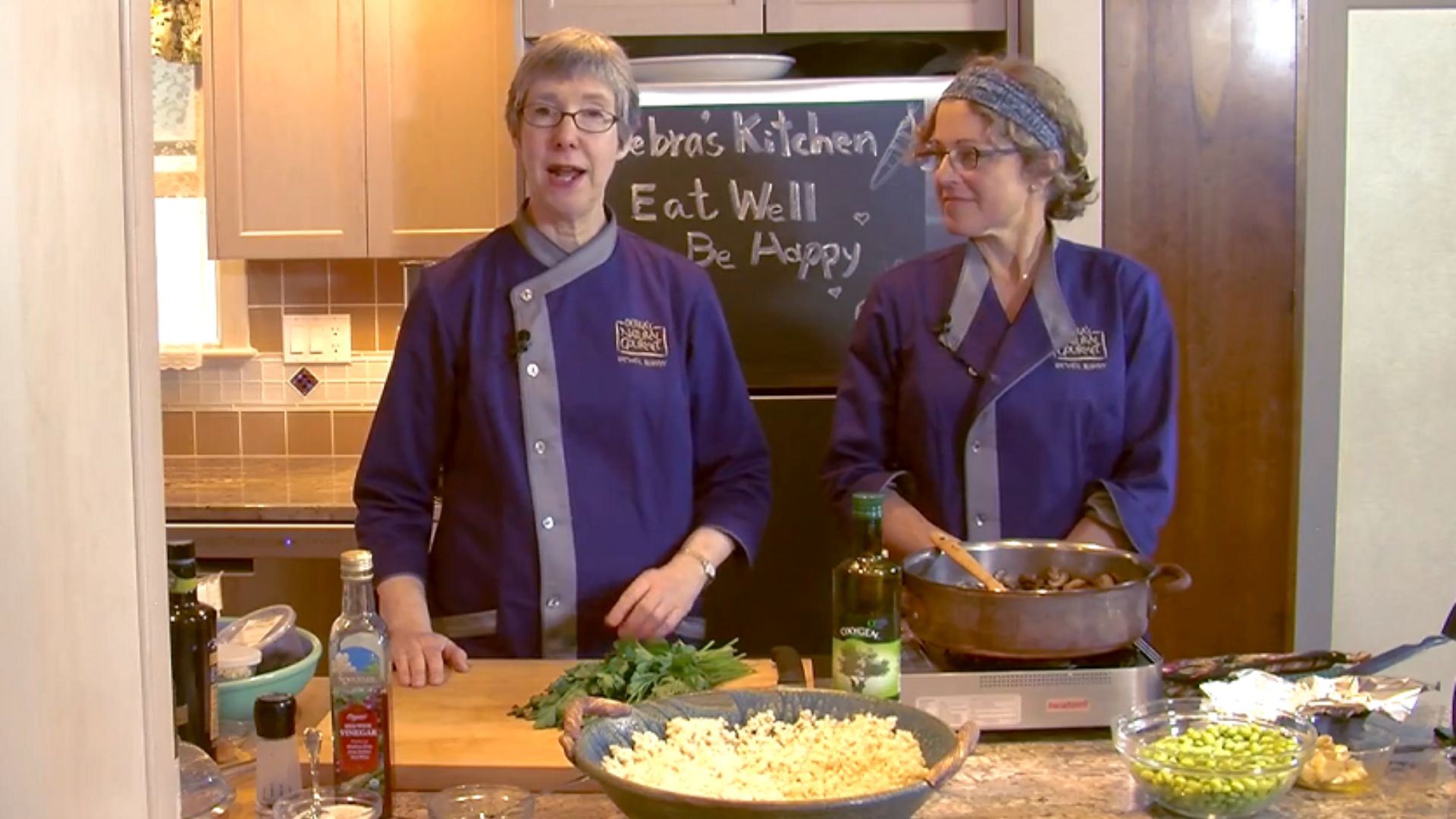 The chefs in the kitchen