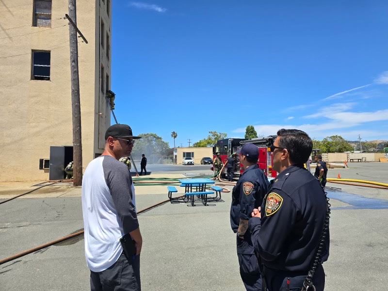 ROCK in action with Fire Department