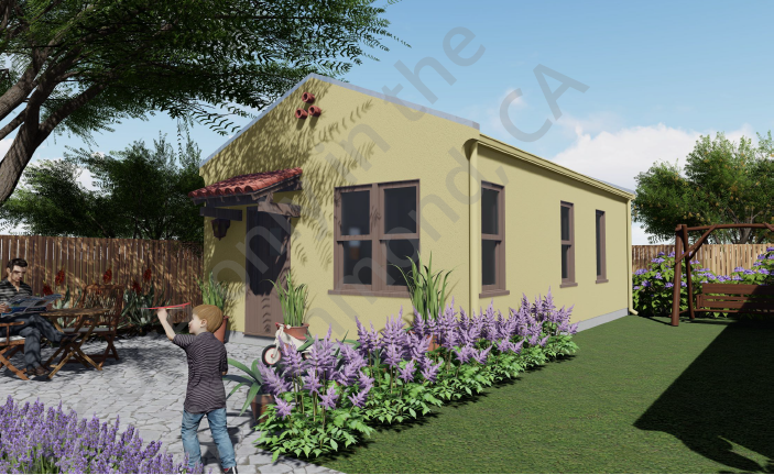 1 Bedroom Spanish Revival Style image