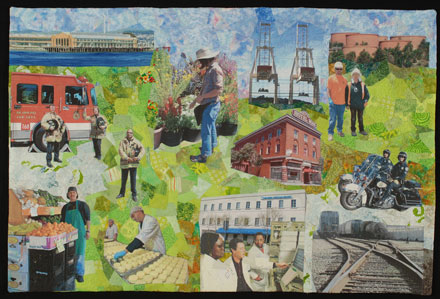 Photo of the Third Floor Elevator Landing in the 440 Civic Center Plaza