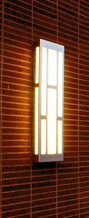 Photo of a Light Scorce at the Bermuda Room Exterior in the Auditorium Terrace 